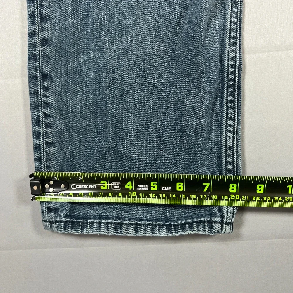 Levi's Straight Leg Jeans Mens 34x29 Blue Denim Medium Wash Low Rise Zip Fly